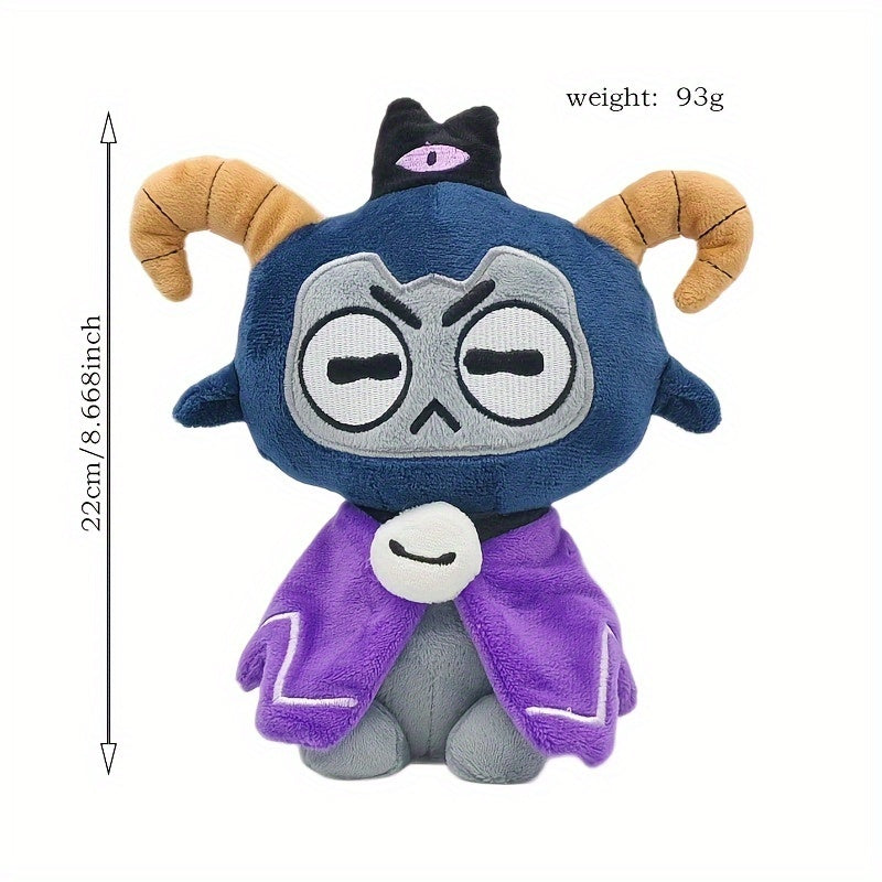 Small Plush Doll Purple Polyester Fiber Material