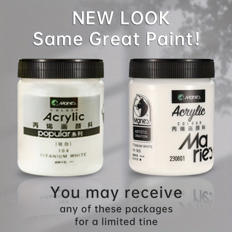 1pc Vibrant Acrylic Paint 300ml Professional Art Acrylic Pigment No Fading