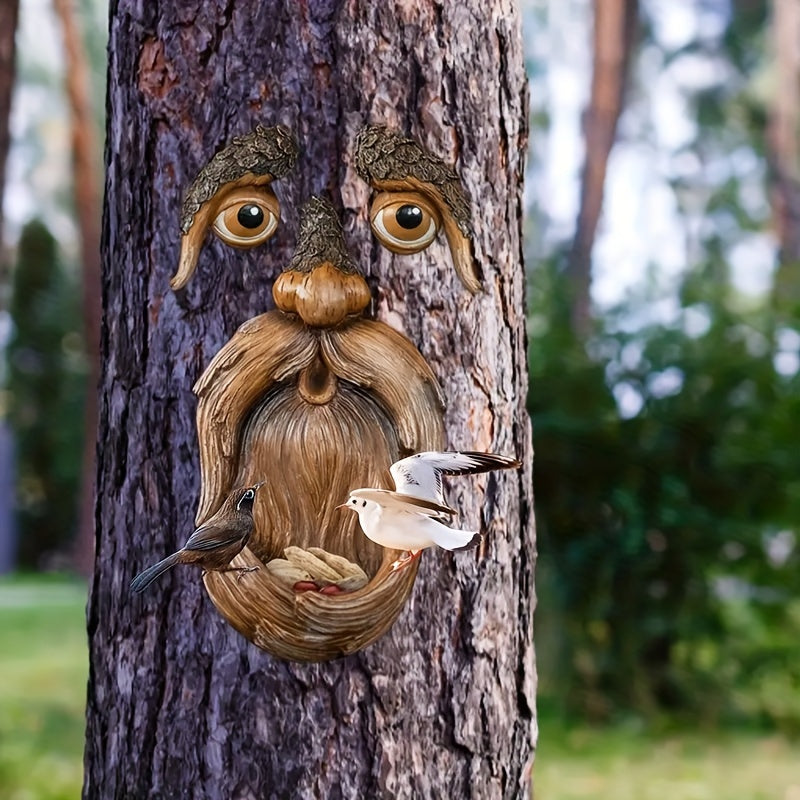 Tree Monster Bird Feeder Garden Decoration