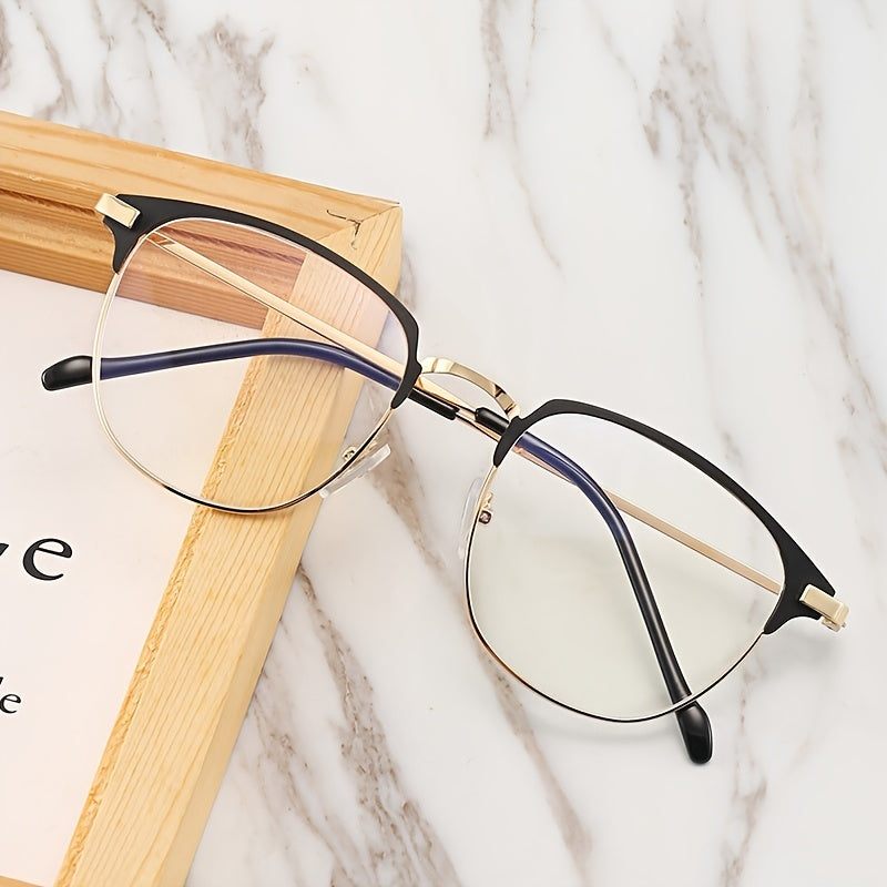 Metal Frame Party Eyeglasses for Men Unisex