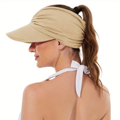 Women Sun Visor Hat UV Protection Beach Cap Packable Summer Hats