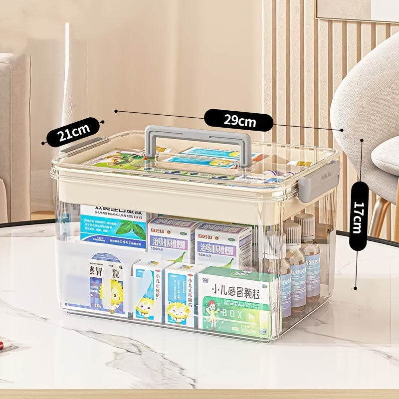 Large Capacity Medicine Storage Box, Safe and Leak-proof