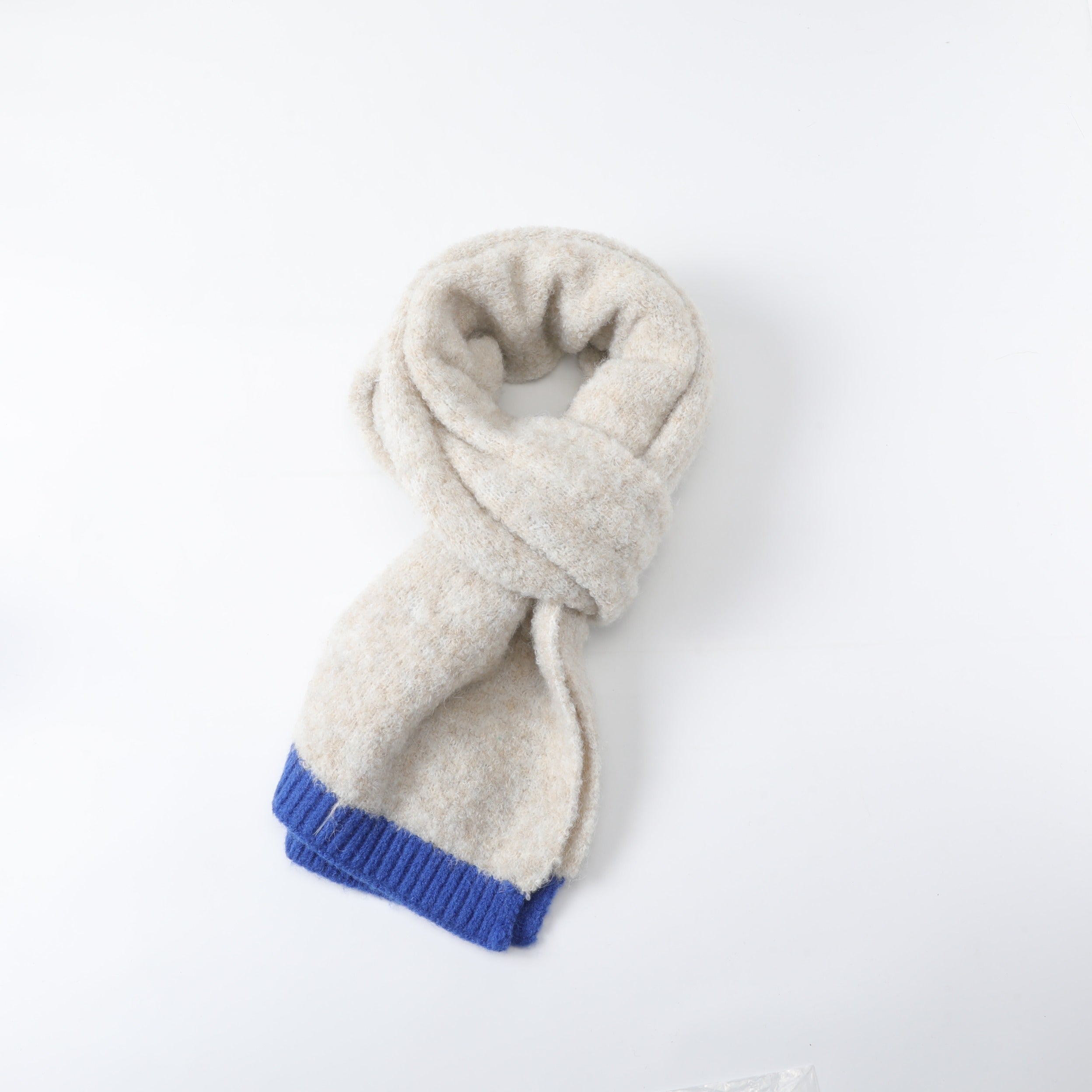 Women's Plush Knit Shawl for Winter Warmth