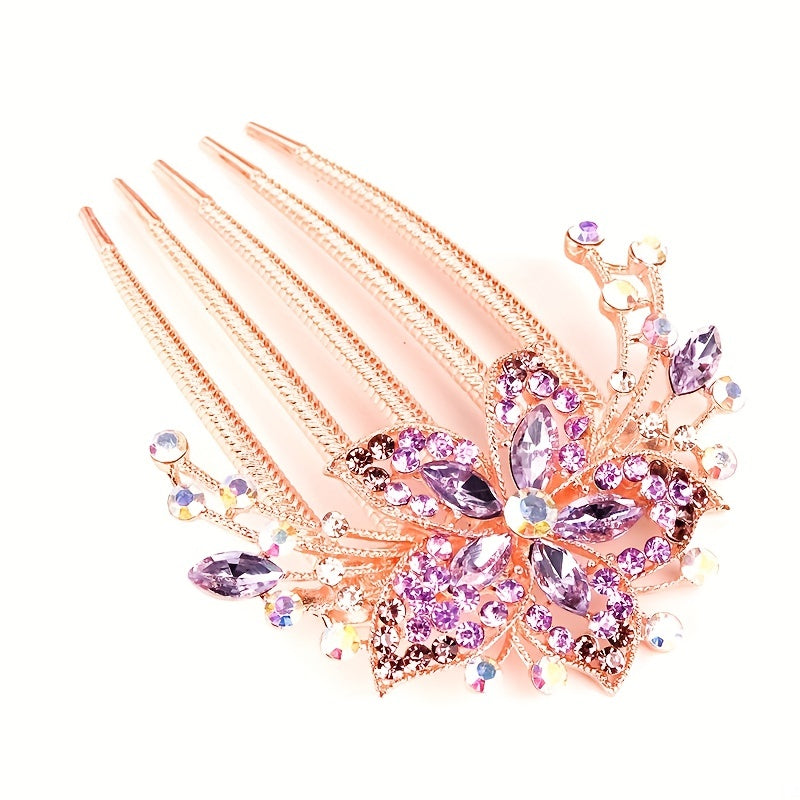 Alloy Artificial Diamond Hair Comb Hair Accessories