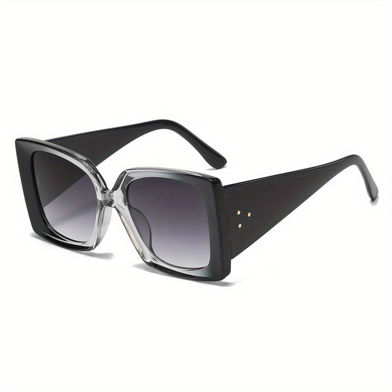 Square Frame Sunglasses Gradient Lens UV400