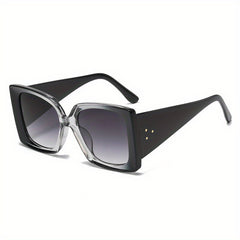 Square Frame Sunglasses Gradient Lens UV400
