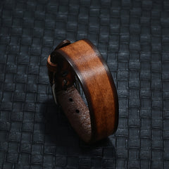 Retro Leather Bracelet Mens Cuff Bracelet Gift