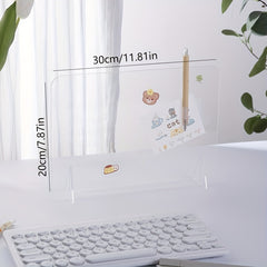 Erasable Desktop Acrylic Note Board Stand