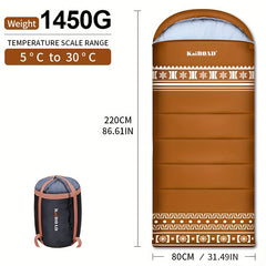 Thickened Outdoor Sleeping Bag for Winter Camping