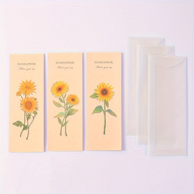 3pcs Letter Paper Envelopes Set Romantic Love Letter Hand painted Letterhead