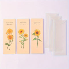 3pcs Letter Paper Envelopes Set Romantic Love Letter Hand painted Letterhead