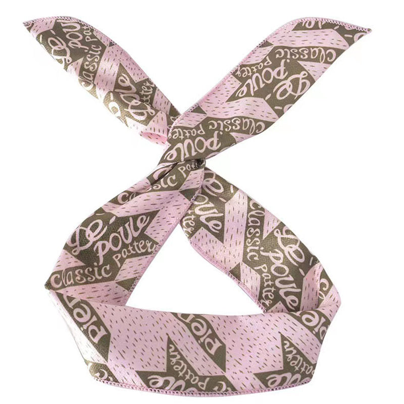 Vintage Bow Tie Rabbit Ear Headband Hair Accessory