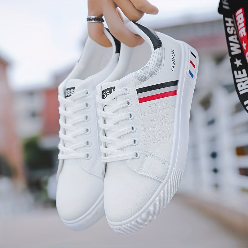 Men's Lace up Skate Shoes Breathable Sneakers with Traction