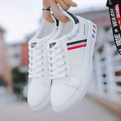 Men's Lace up Skate Shoes Breathable Sneakers with Traction