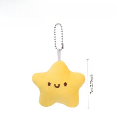 4pcs Star Plush Toys with Expressive Eyes Soft Squeeze Activated Echoing Stars