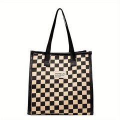 Geometric Pattern Handbag Casual All Match Carrying Bag For Women