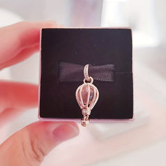 Rose Balloon Fox Tortoise Charm Bead Pendant for DIY Bracelet