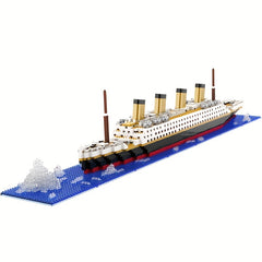 Chinese Building Blocks High Difficult Cruise Model Toy Gift