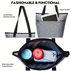 Insulated Lunch Bag Tote Portable Thermal Large Capacity Bag for Travel Picnic
