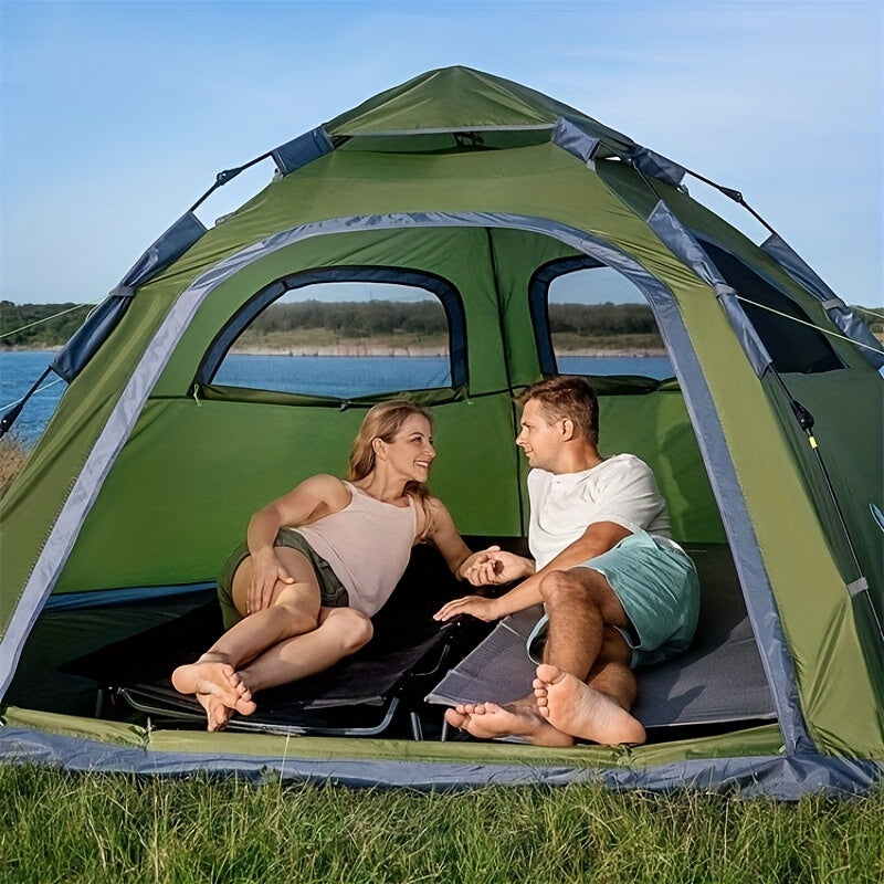 Portable Folding Sun Protection Tent Fully Automatic Rain Protection Tent