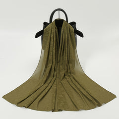 Embossed Soft Scarf Sunscreen Shawl for Women Girls