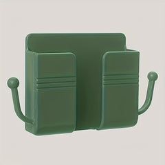 Wall Storage Box Phone Holder Remote Control Organizer Wall Mount