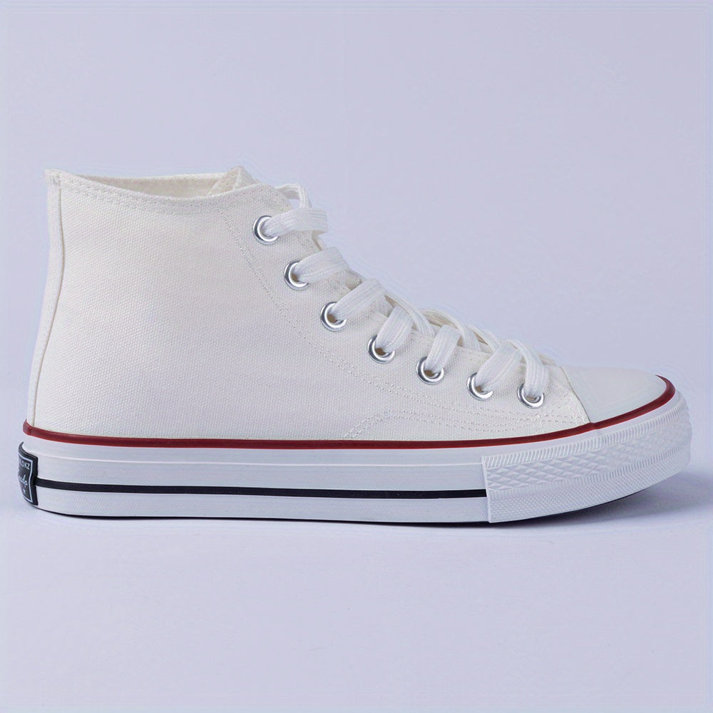 Men's High Top Sneakers Lace Up Casual Outdoor Walking Shoes