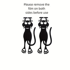 Hollow Out Little Cat Bookmark Acrylic Bookmark Creative Cat Label