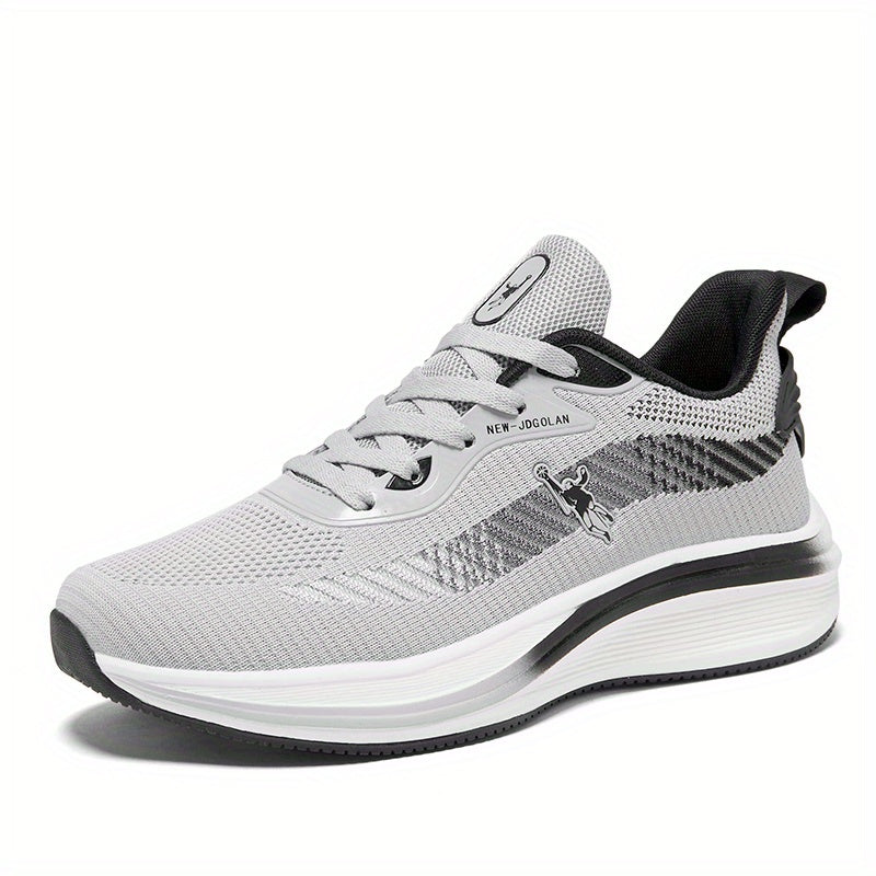 Men's Striped Lace up Running Shoes