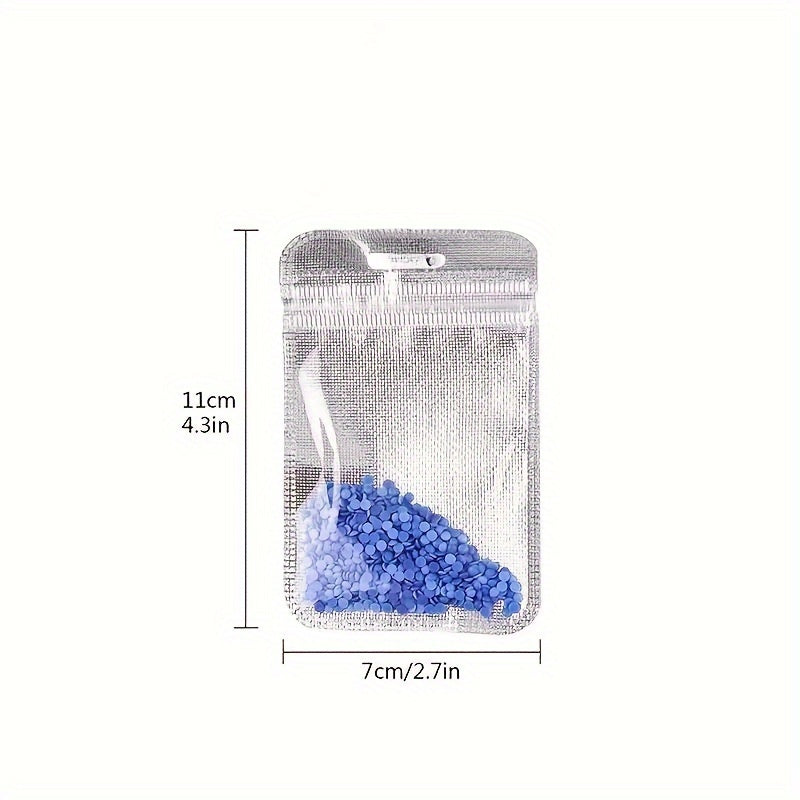50pcs Self Sealing Bag DIY Diamond Painting Tools Adhesive Bag
