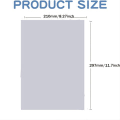 10 Sheets Laser Clear Waterslide Decal Transfer Paper A4 Size