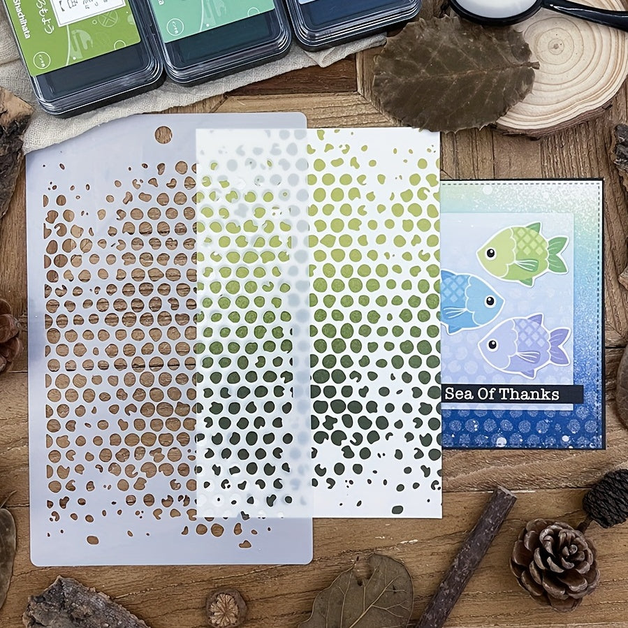 Bubble Background Stencils For DIY Painting On Various Surfaces