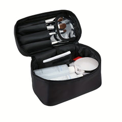Waterproof Travel Cosmetic Bag Makeup Brush Storage Bag Portable Zipper Toiletry