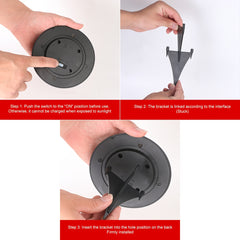 4pcs Solar Buried Lamp Outdoor Waterproof Lawn Decoration Night Light