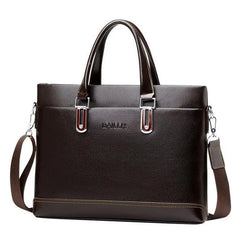 Men's Leather Business Bag Briefcase