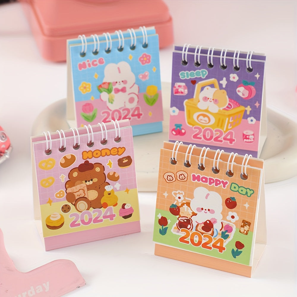Tiny Cartoon Desk Calendar October - December