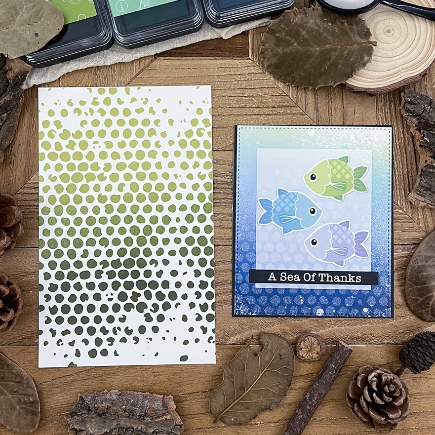 Bubble Background Stencils For DIY Painting On Various Surfaces