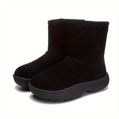 Women's Non slip Warm Snow Boots Thickened Comfortable Height Increasing Shoes