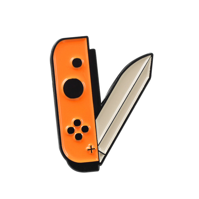 Game Handle Cartoon Brooch