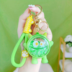Cartoon Doll Pendant Keychain Car Keychain Wristlet Strap Hand Wrist Key Ring