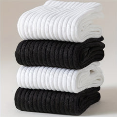 6 Pairs Comfy Breathable Solid Socks Women's Stockings Hosiery