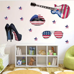 High Heels Wallpaper Stickers PVC Removable Decorative for Living Room Bedroom