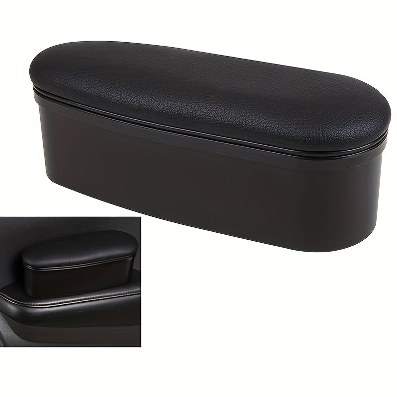 PU Leather Car Armrest Adjustable Support Elbow Wrist Rest Pad