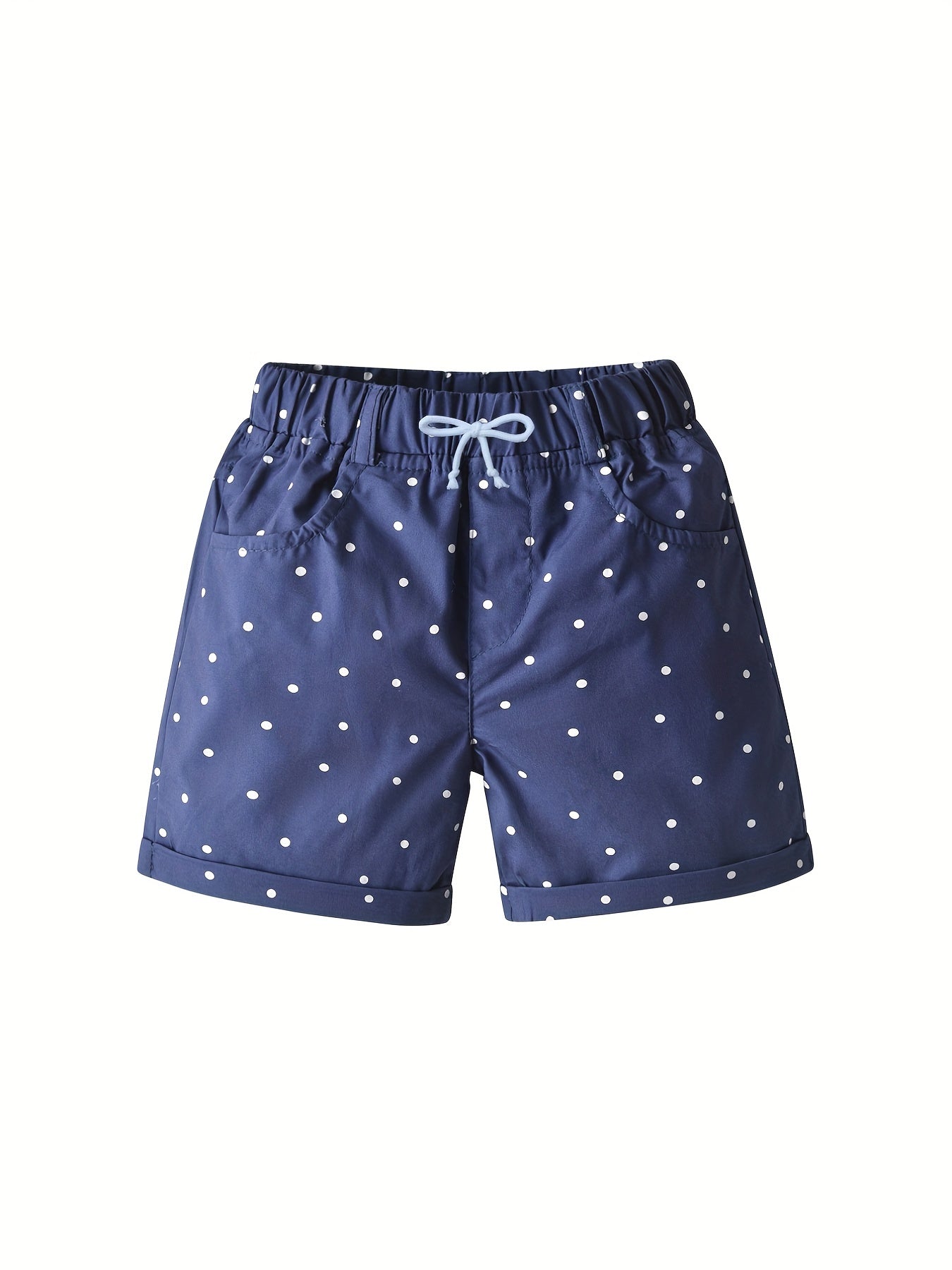 Boys Polka Dot Casual Shorts Soft Comfortable Breathable For Summer Kids Clothes
