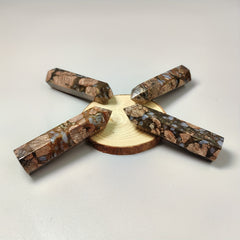 Natural Amphibole Rough Crystal Single Pointed Column Handicraft