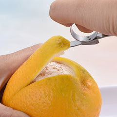 Stainless Steel Orange Peeler for Kitchen - Easy to Use and Clean