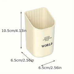 Cream Wind Punching Magnetic Refrigerator Side Storage Box