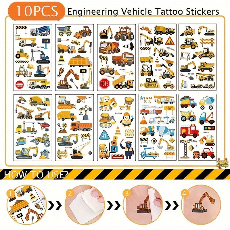 Construction Party Favors Engineering Vehicle Party Supplies