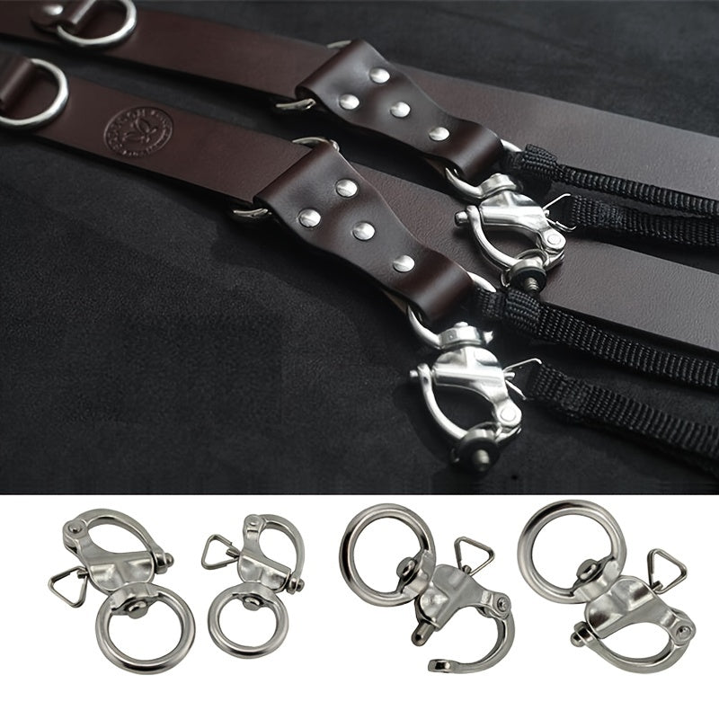 Stainless Steel Swivel Snap Hook Quick Release Buckle Outdoor Camping