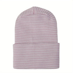 Kid's Warm Knit Beanie Hat, Double Layer Thickened, Soft Material